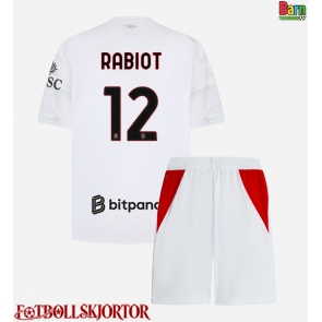 AC Milan Adrien Rabiot #12 Borta Kläder Barn 2026-27 Kortärmad (+ Korta byxor)